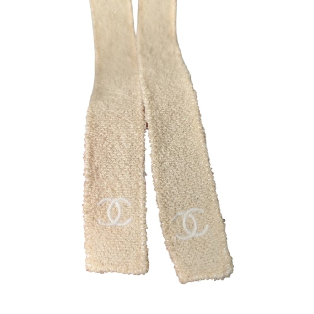 Vintage Chanel 1999 Cruise Collection Blazer Jacket Ivory Cream CC logo FR38 | 6 - Picture 9 of 15